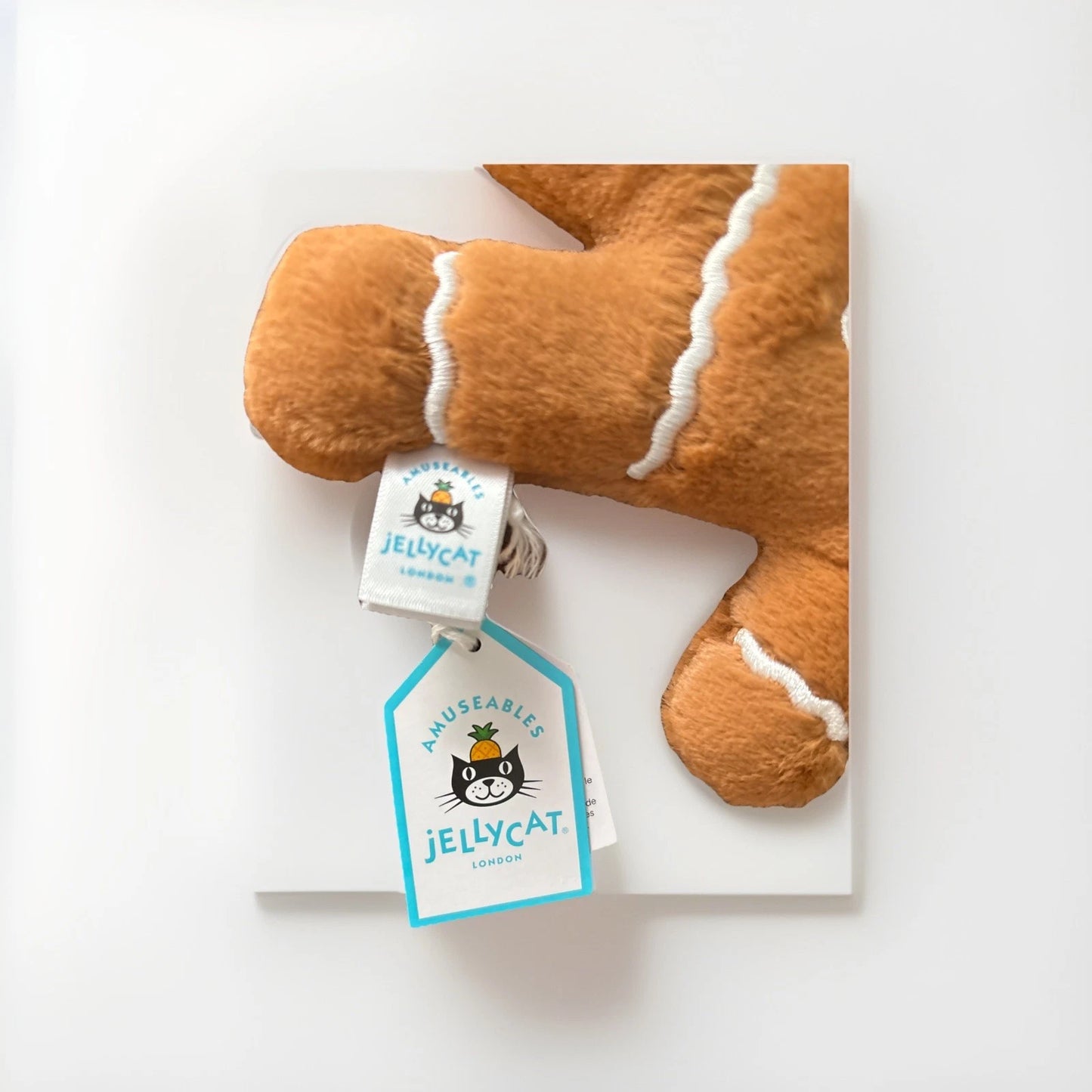 Jellycat Gingerbread Fred Boy & Ruby Girl, Hot Chocolate ,8in, NWT Plush 3 Pk