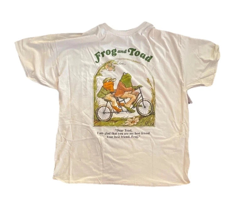 Frog and Toad Best Friend Beige Graphic T-Shirt