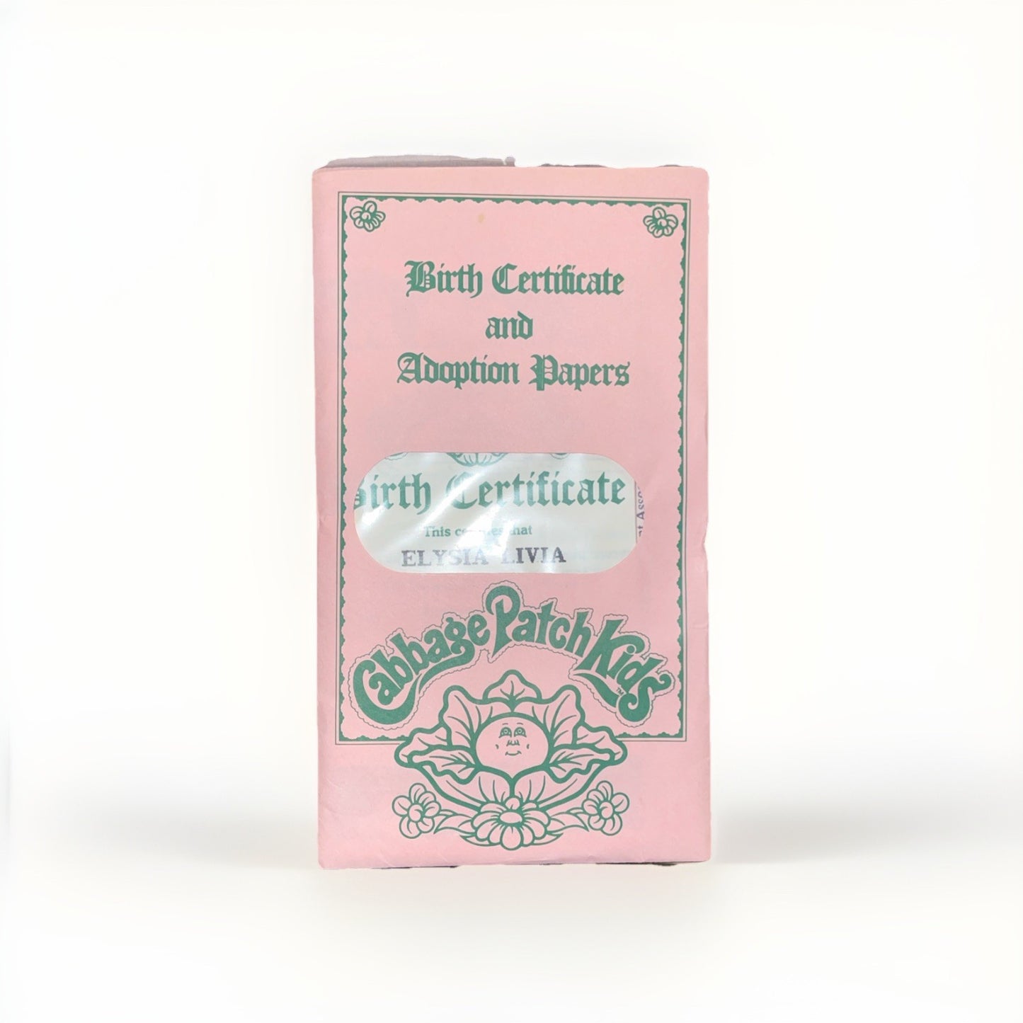 Vintage 1985 Coleco cabbage patch kids Girl With Pigtails doll W/Papers/box/tag