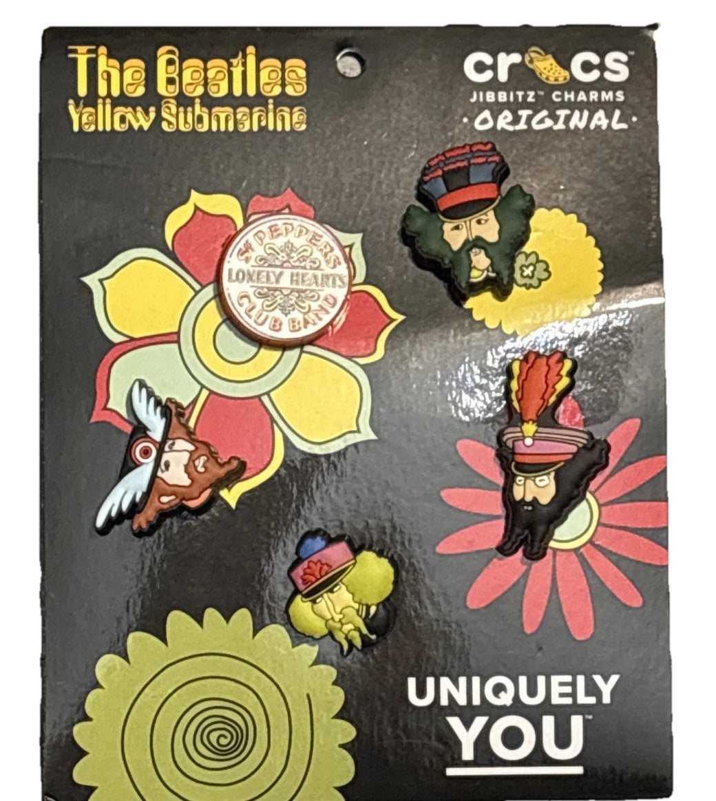 The Beatles Yellow Submarine Authentic Jibbitz Shoe Charm for Crocs New