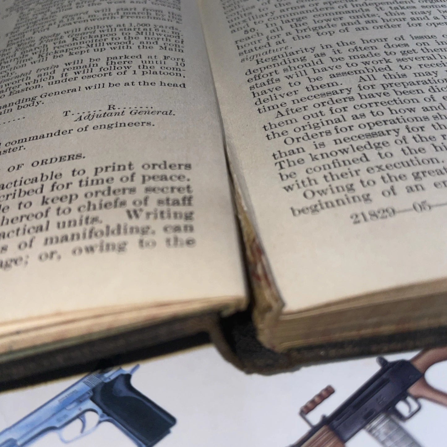 1905 U S Army Field Service Regulations US Army book Some Damage To Binding Rare