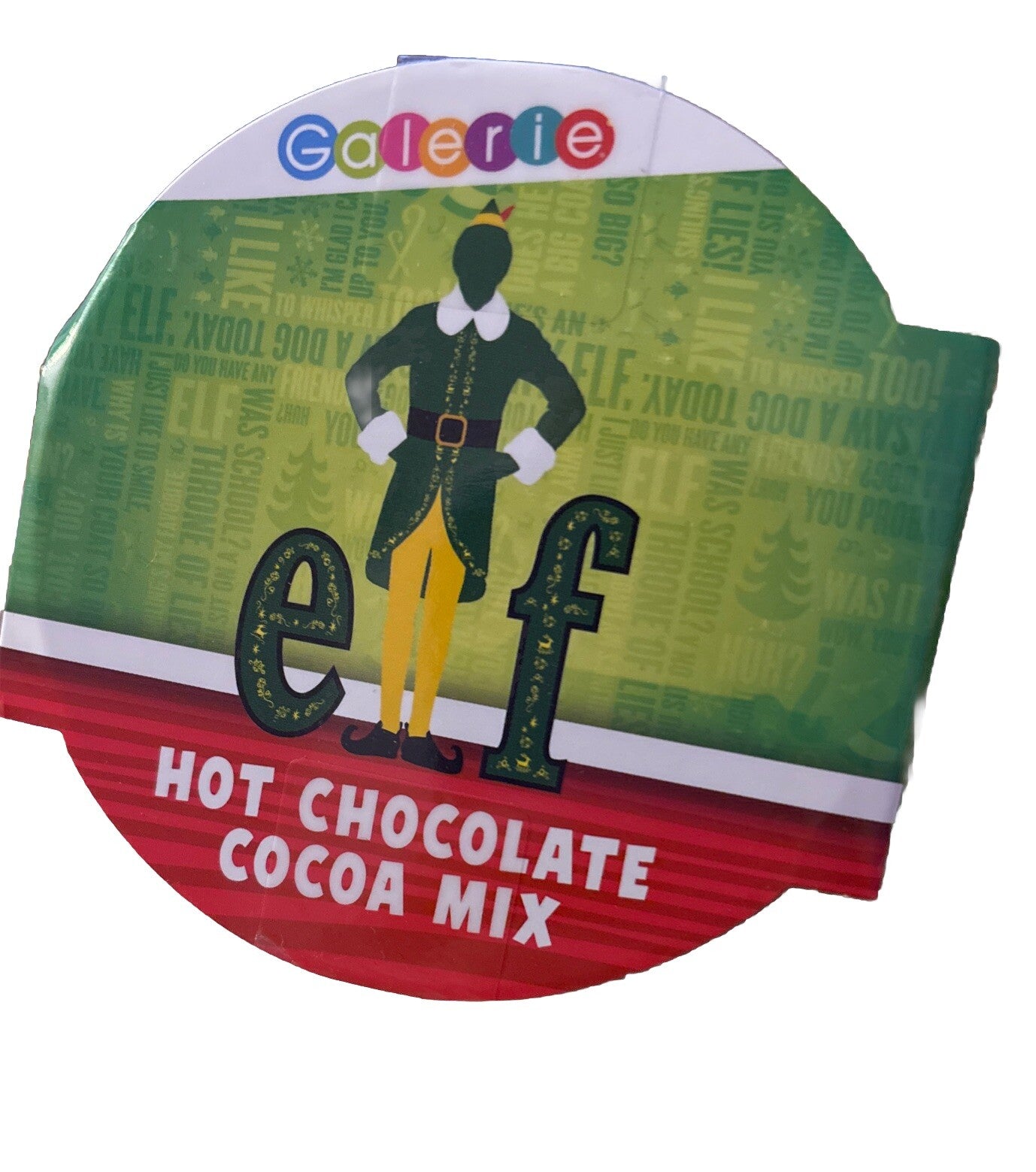 Elf Movie Mug "I'm a Cotton-Headed Ninny-Muggins" with Hot Cocoa Mix