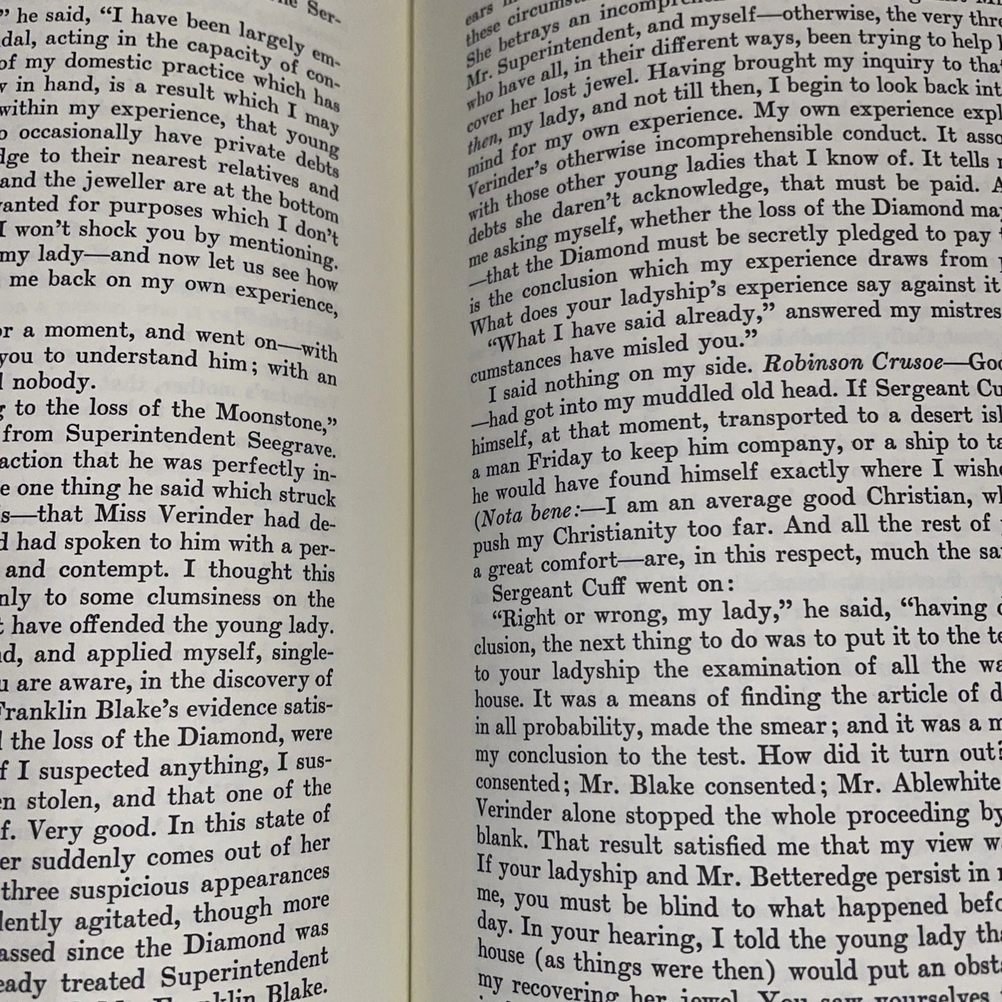 Easton Press The MOONSTONE By Wilkie Collins I Collector's "Famous Editions" 1959