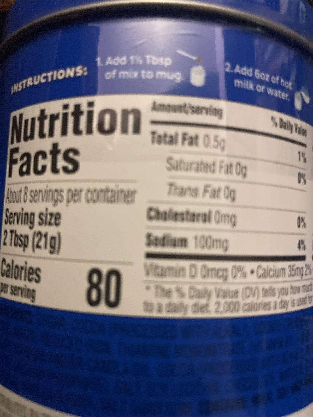 Frankford Oreo Hot Cocoa Made With Real Oreo Cookies! Mix 6 Oz Tin 2 Pack New