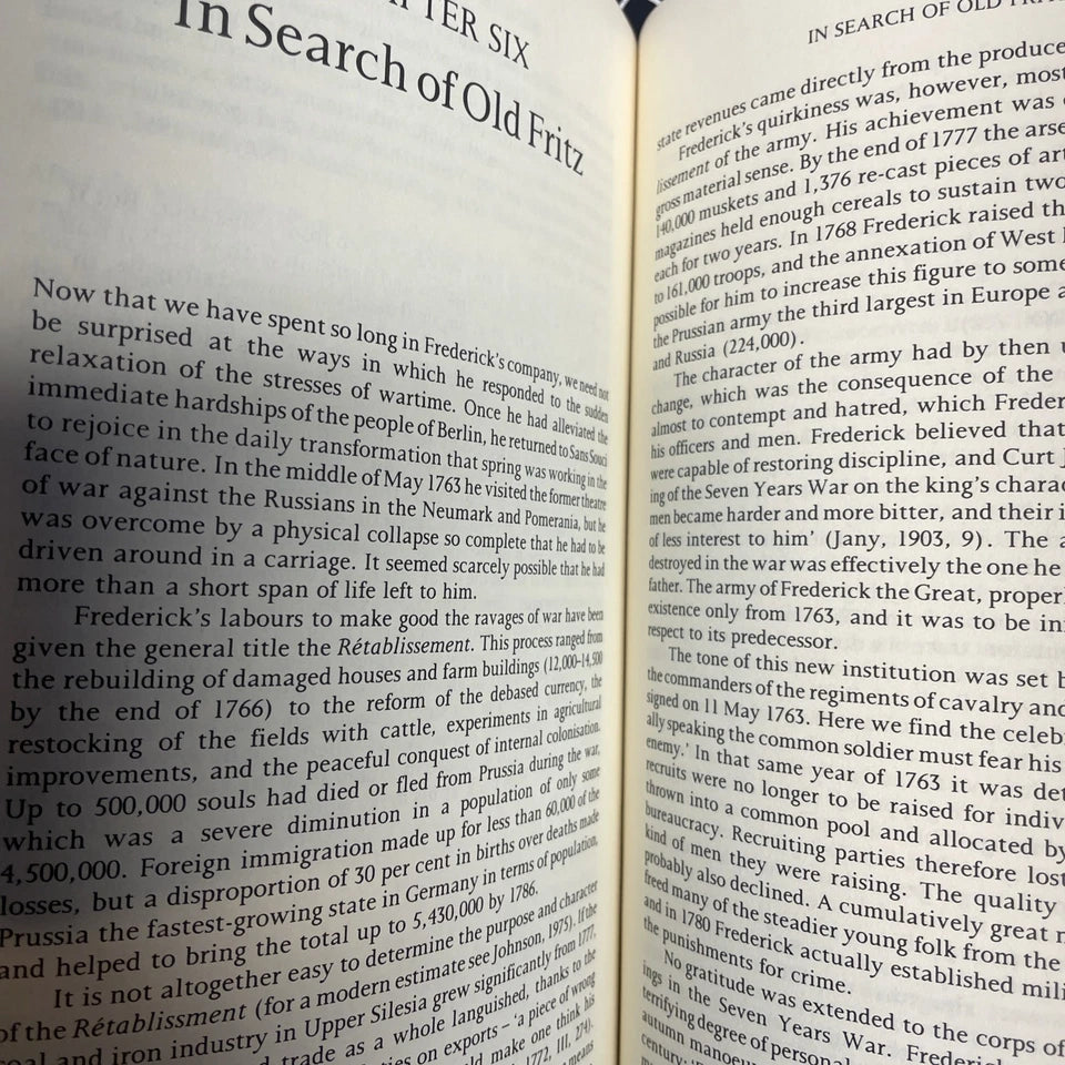 Frederick the Great: A Military Life by Christopher Duffy Hardcover Dust jacket