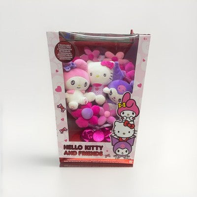 Hello Kitty and Friends - Plush Valentine’s Bouquet My Melody Kuromi 12 in Plush