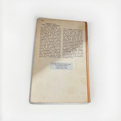 Persian Cats and Other Longhairs (Jeanne A. Ramsdale - 1964) hardcover