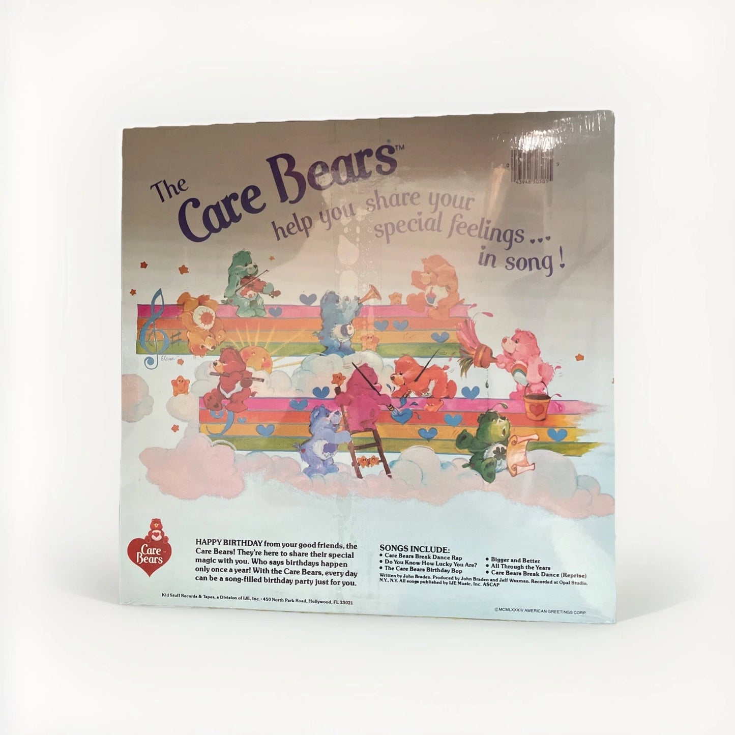 Care Bears - Birthday Party (1984) [SEALED] Vinyl LP • Cartoon TV Soundtrack