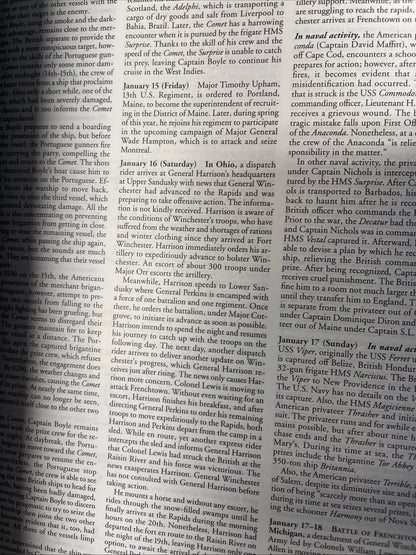 The War Of 1812 : A Complete Chronology Bud Hannings 2012 HB McFarland & Co