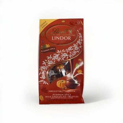🟢 New Limited Edition Lindt Lindor PUMPKIN SPICE Milk Chocolate Truffle 5.1oz