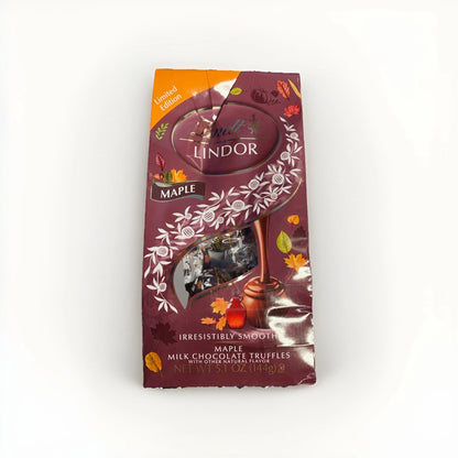 🟢 New Limited Edition Lindt Lindor Maple Milk Chocolate Truffle 5.1oz