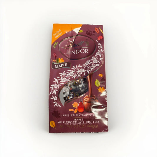 🟢 New Limited Edition Lindt Lindor Maple Milk Chocolate Truffle 5.1oz