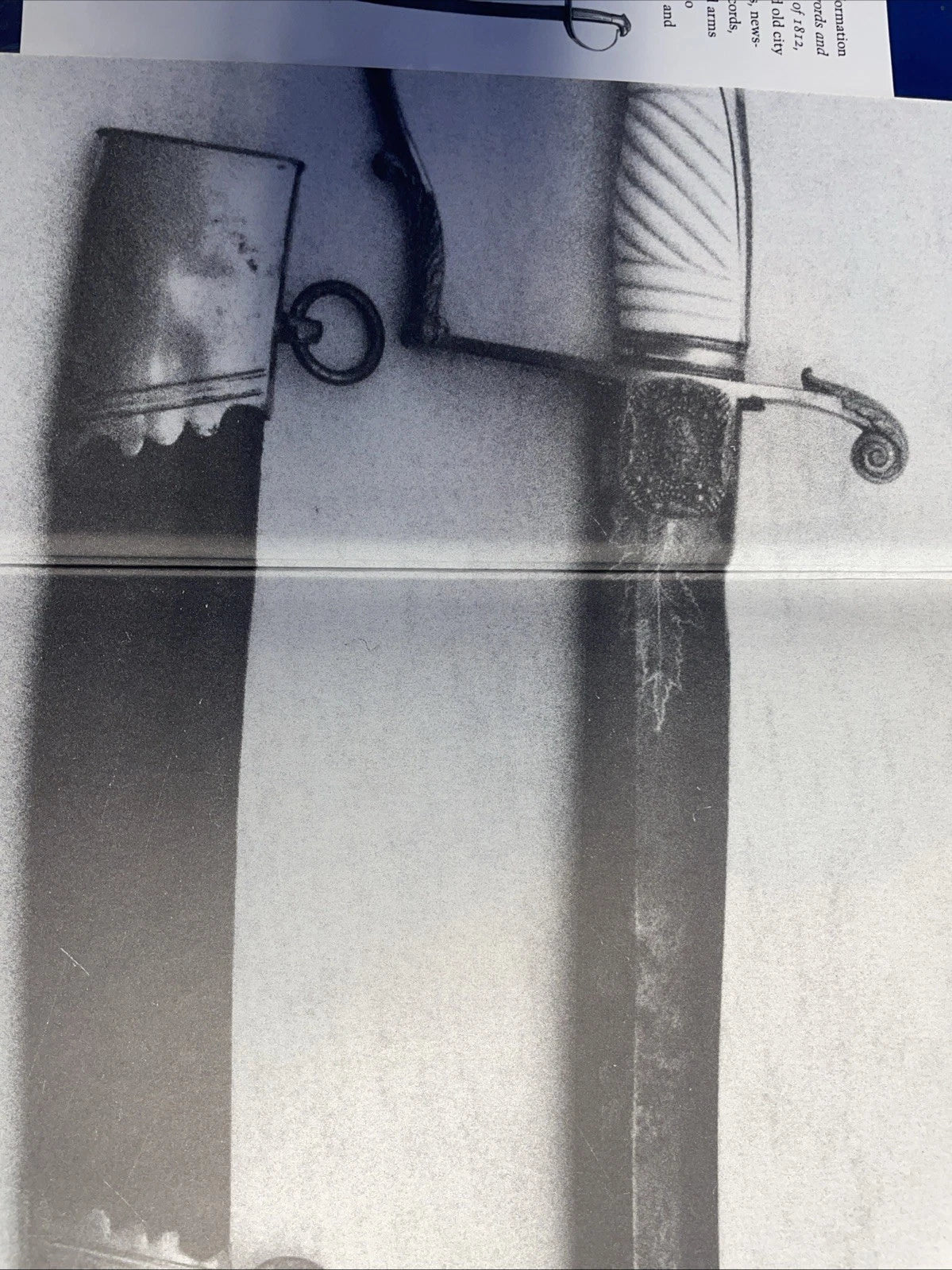 US Swords and Sword Makers War of 1812 Richard Bezdek Hard Cover Reference Book