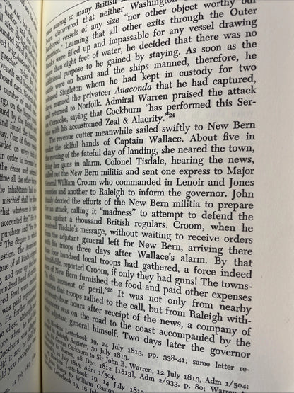 Sarah McCulloh LEMMON / Frustrated Patriots North Carolina and the War 1st 1973