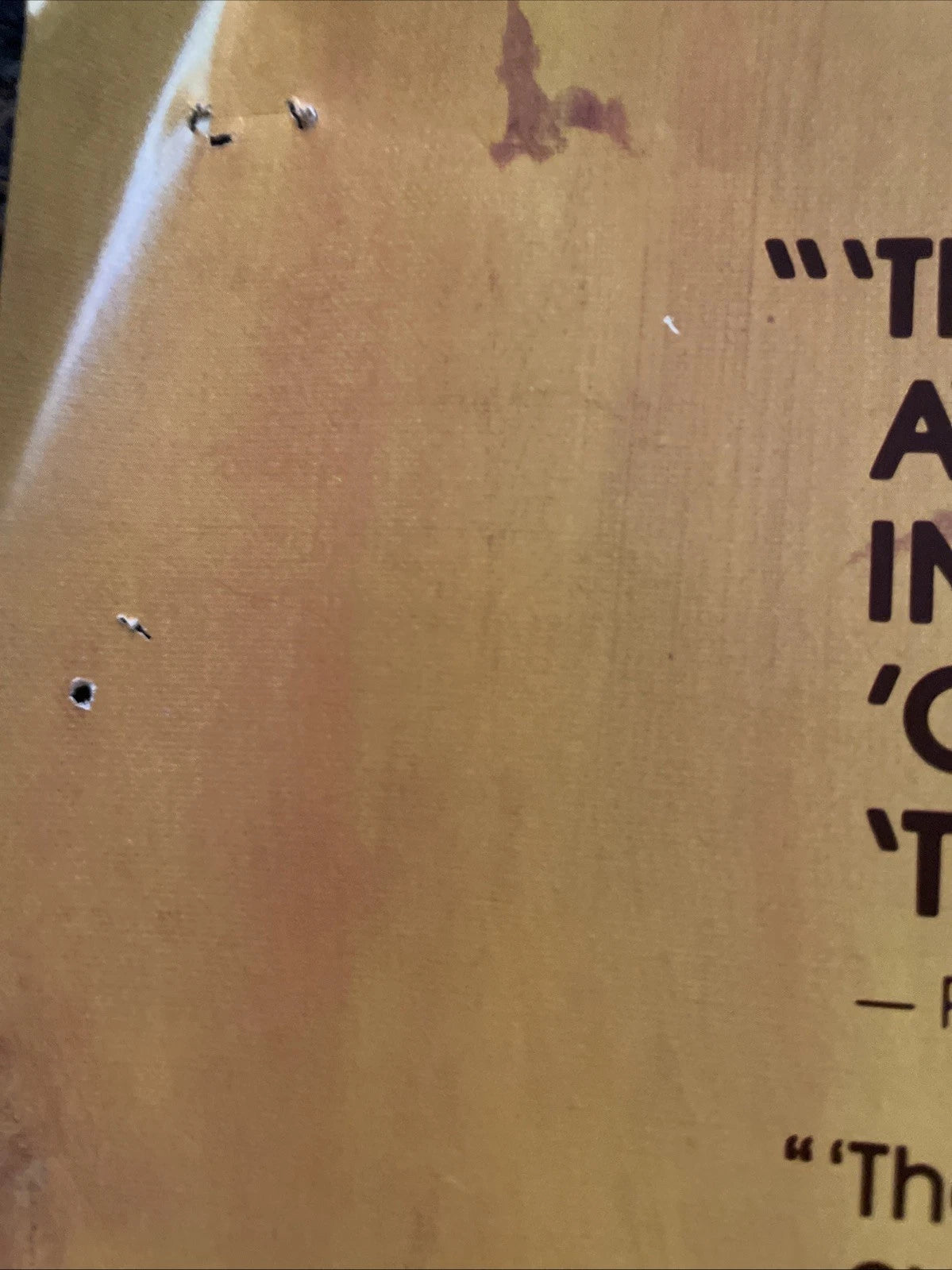 The Goonies Original Movie Poster VHS Home Video Release 20 x 34 CV Some Damage