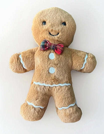 Jellycat  Gingerbread Fred Boy & Ruby Girl, Hot Chocolate ,8in, NWT Plush  3 Pk