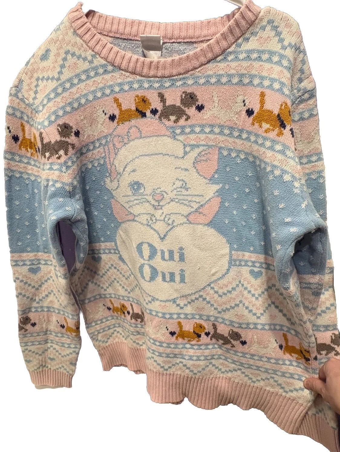 Disney The Artistocats Marie Holiday Sweater