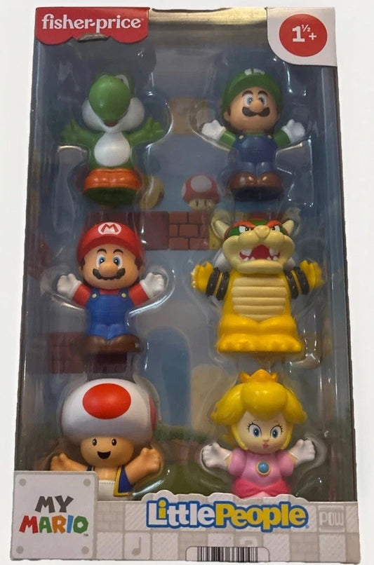 Fisher Price Little People Super Mario Figurines