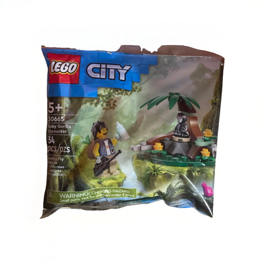 Lego 30665 2024 City Baby Gorilla Encounter Poly Bag Set Factory Sealed
