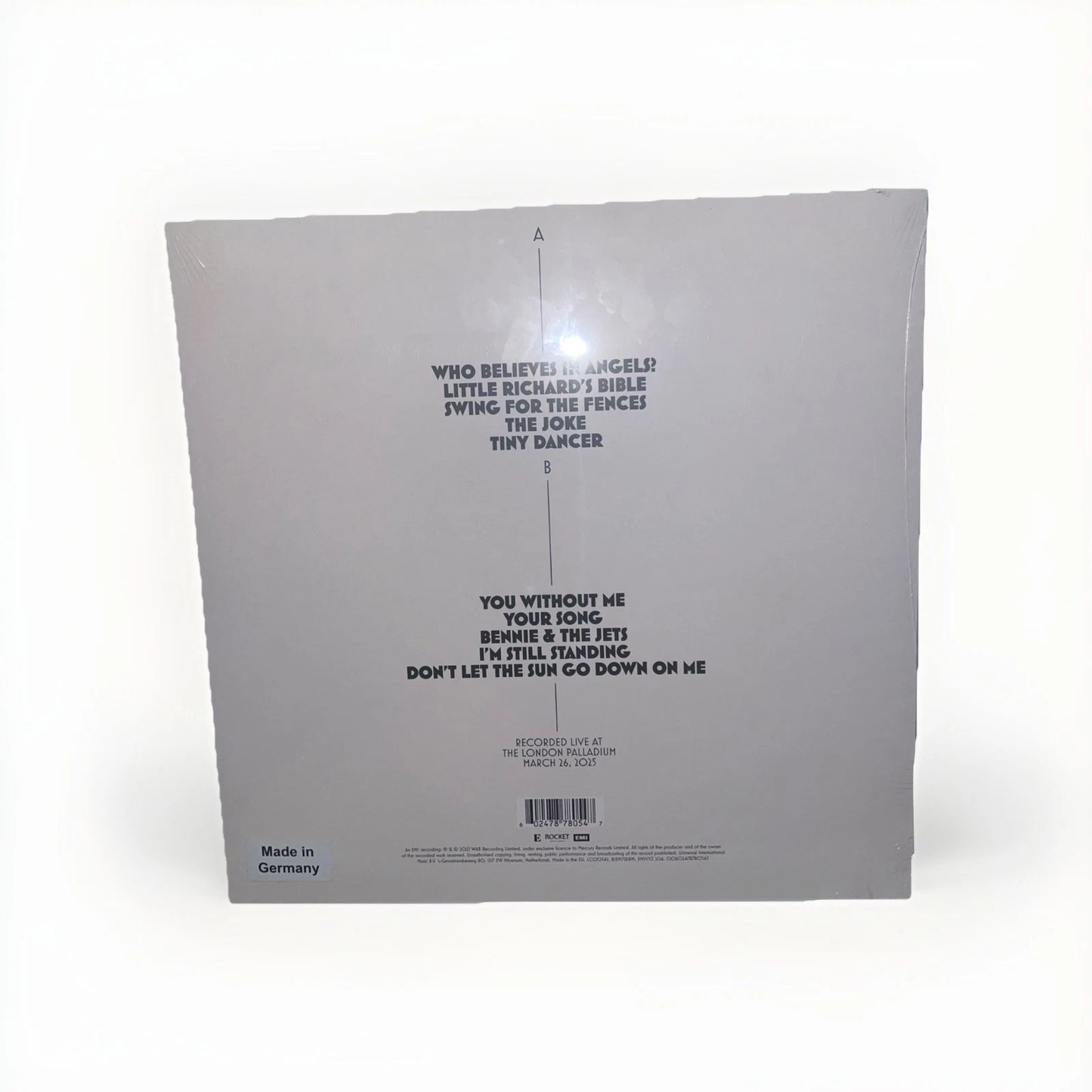 Rsd Black Friday 2025 Sealed Elton John Brandi Live Lindon