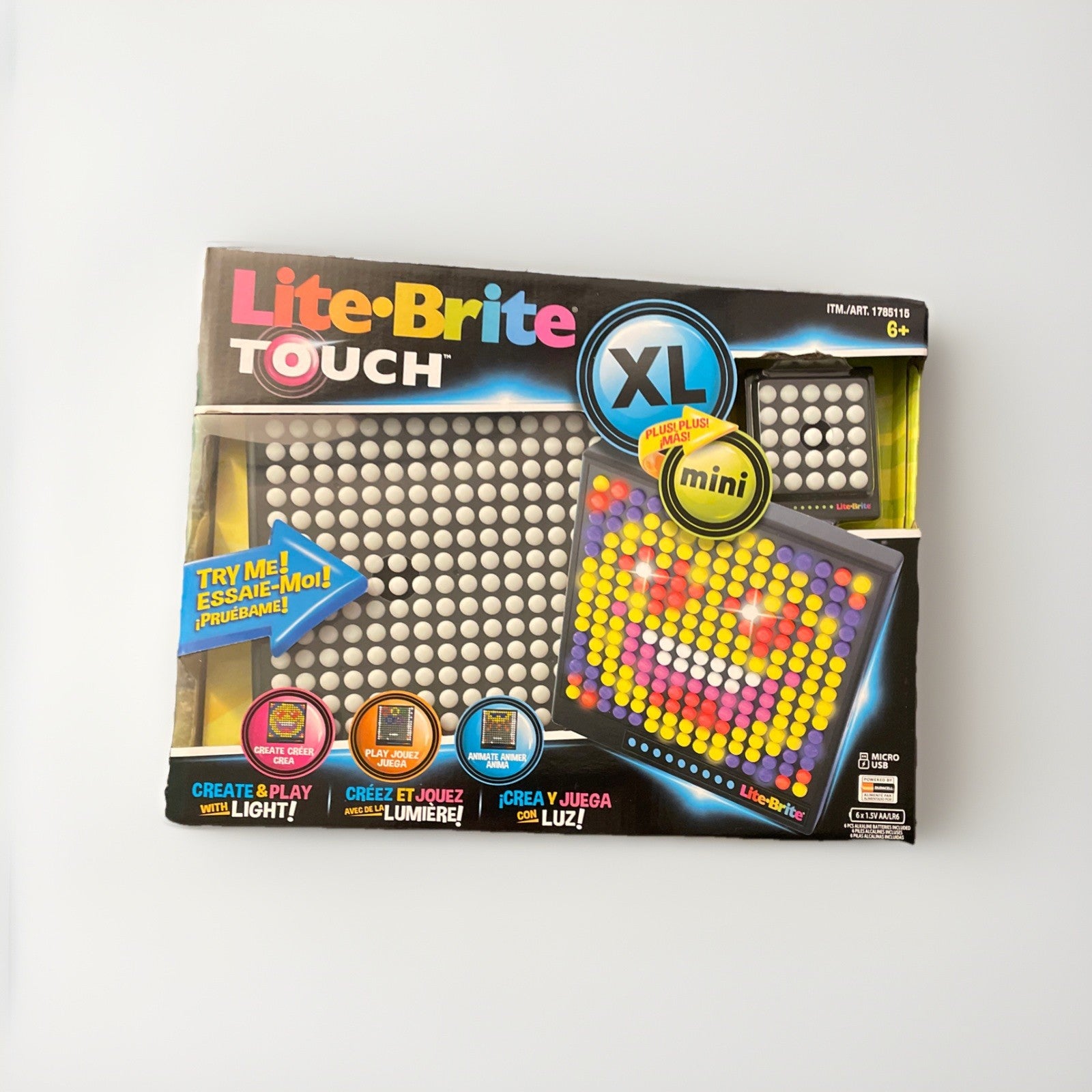 Lite Brite Touch Xl Plus Mini Hasbro New Sealed Kids Creative Birthday Play Art