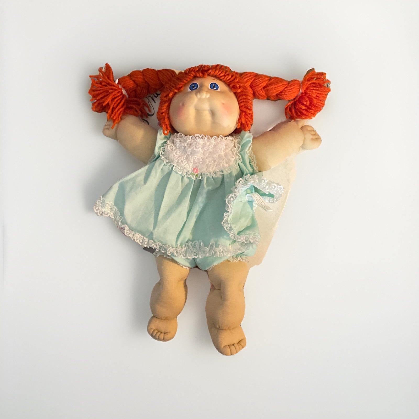 Vintage 1985 Coleco cabbage patch kid Girl With Pigtails doll No Shoes Or Papers