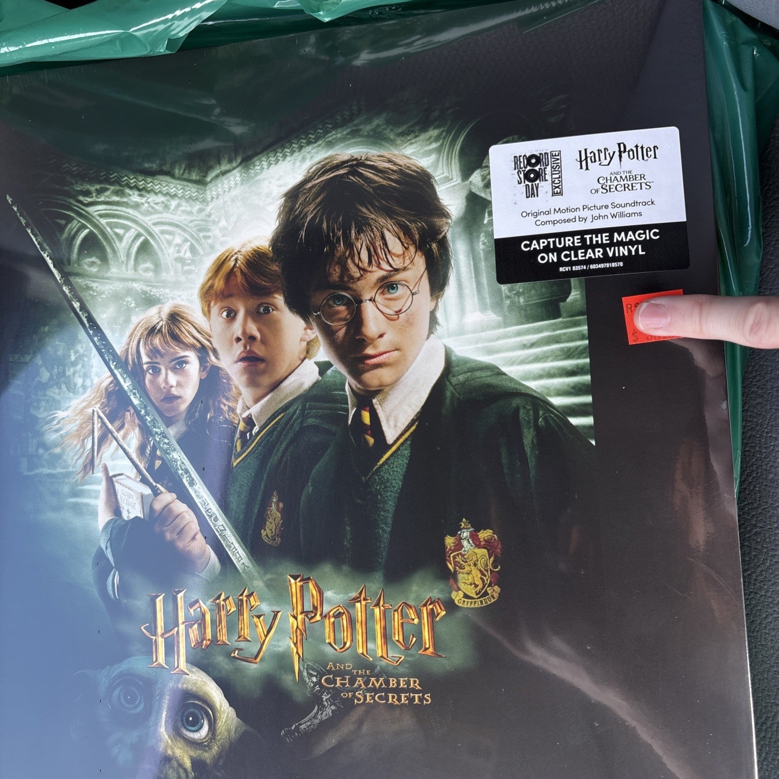 Harry Potter & The Chamber Of Secrets OST RSD 2025 Limited Clear Vinyl Edition