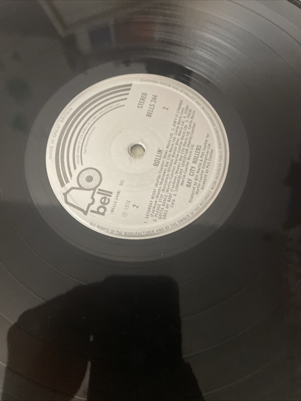 SIGNED BAY CITY ROLLERS VINYL Signed By All Five Band Members Free Shipping