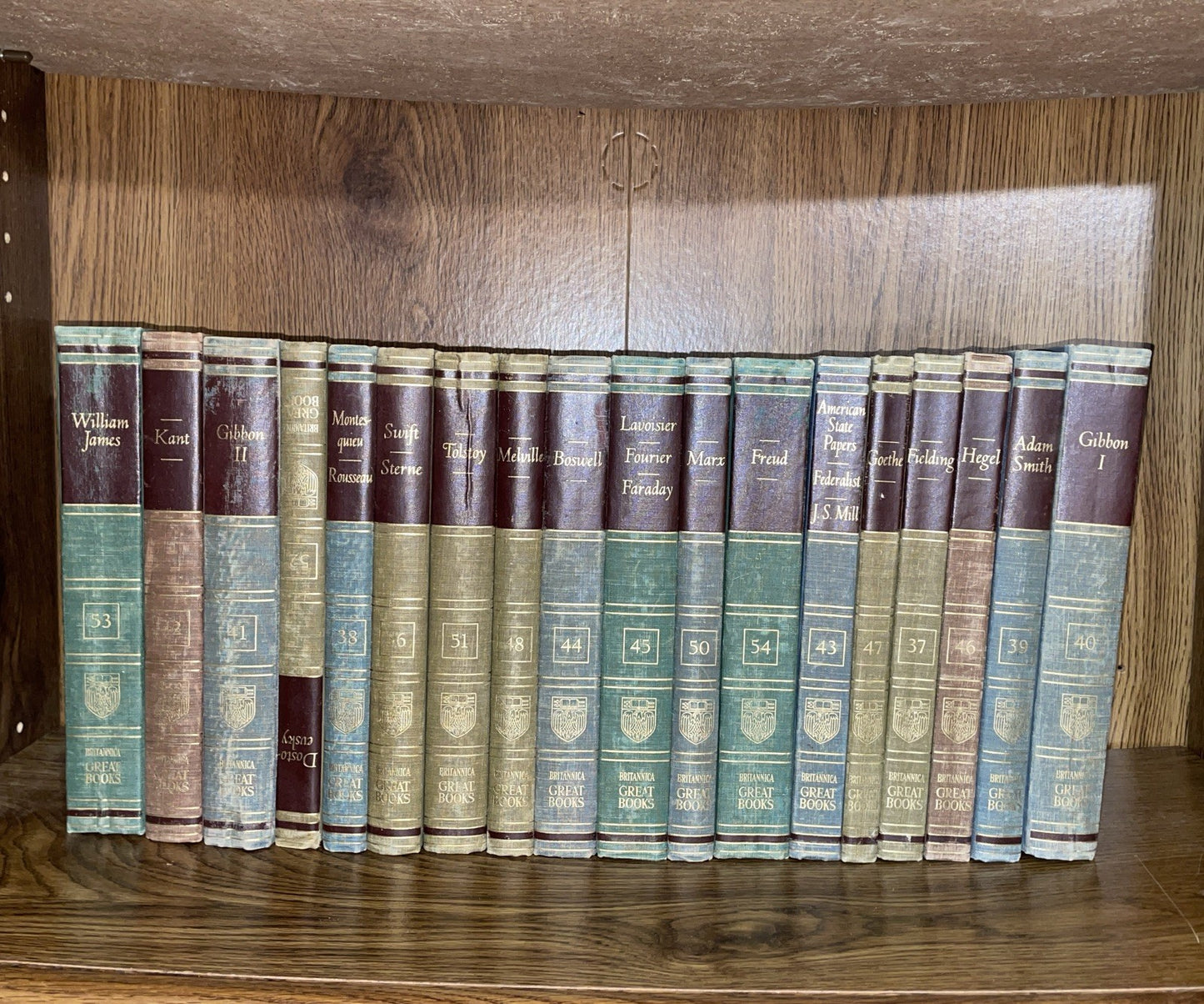 Lot of 18 GREAT BOOKS OF THE WESTERN WORLD Britannica-Published 1952 Hardcover