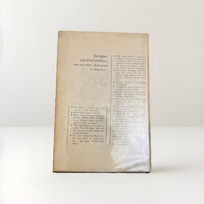 J EDGAR HOOVER THE MAN IN HIS TIME; by de TOLEDANO; FBI HISTORY (1973) Hc Dj