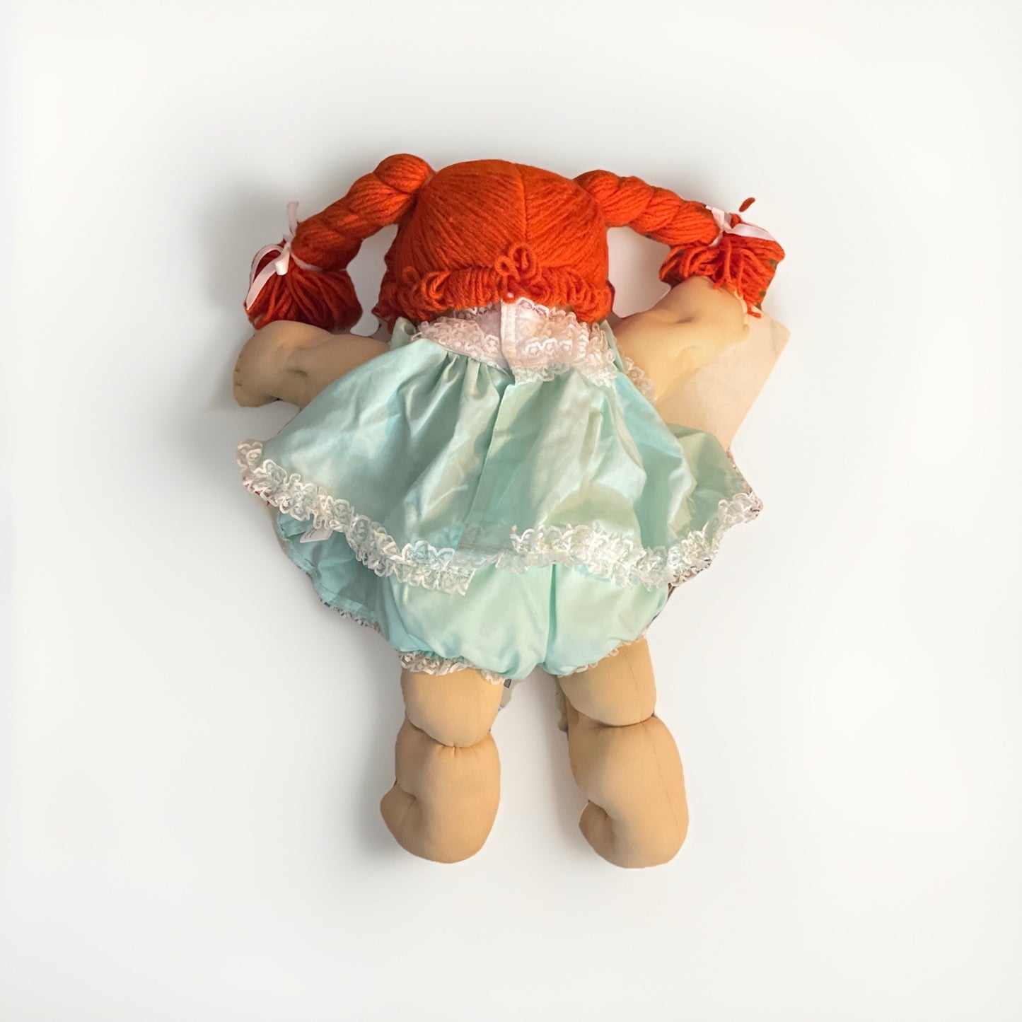 Vintage 1985 Coleco cabbage patch kid Girl With Pigtails doll No Shoes Or Papers