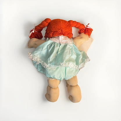 Vintage 1985 Coleco cabbage patch kid Girl With Pigtails doll No Shoes Or Papers