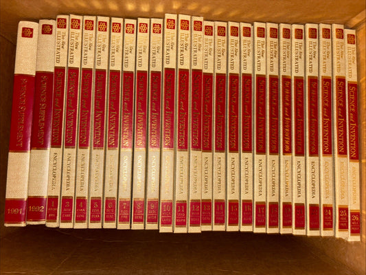 The Illustrated Science & Invention Encyclopedia 23 Vol Set an 2 Sup Incomplete