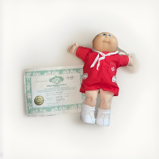 Vintage 1984 Coleco cabbage patch kids Boy doll Sailer Xavier With Shoes