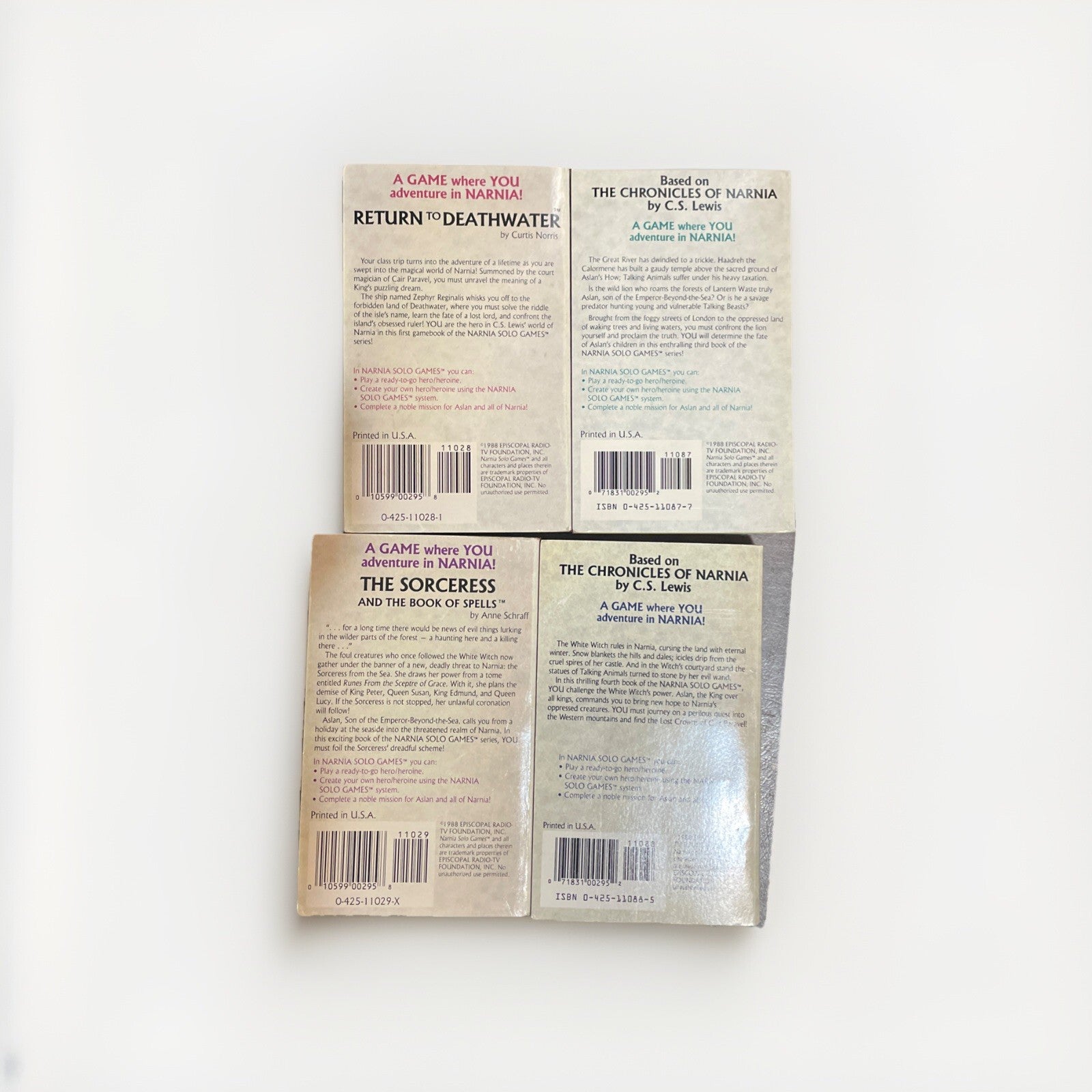 Narnia Solo Games Choose your own Adventure The Lost Crowns Game book C S Lewis