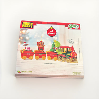 Brickcraft The Grinch Train Christmas Who-Express - New Design - 527 Pieces -