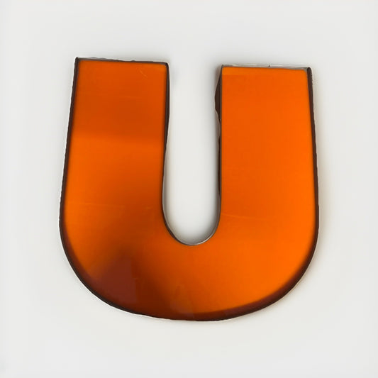 Commercial Marquee Letter Orange P Sign 16 Inch Possible To Light Lights Not In