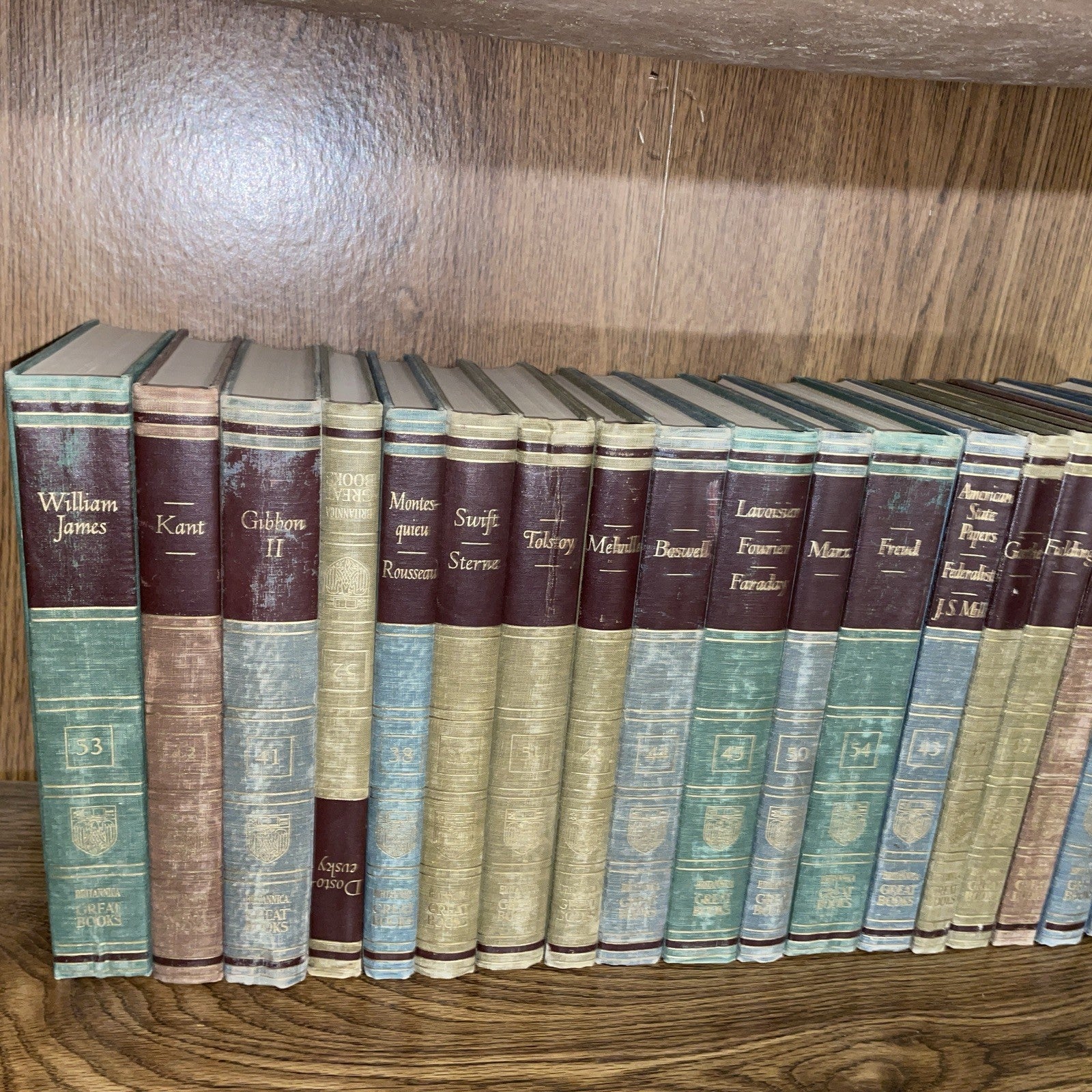 Lot of 18 GREAT BOOKS OF THE WESTERN WORLD Britannica-Published 1952 Hardcover