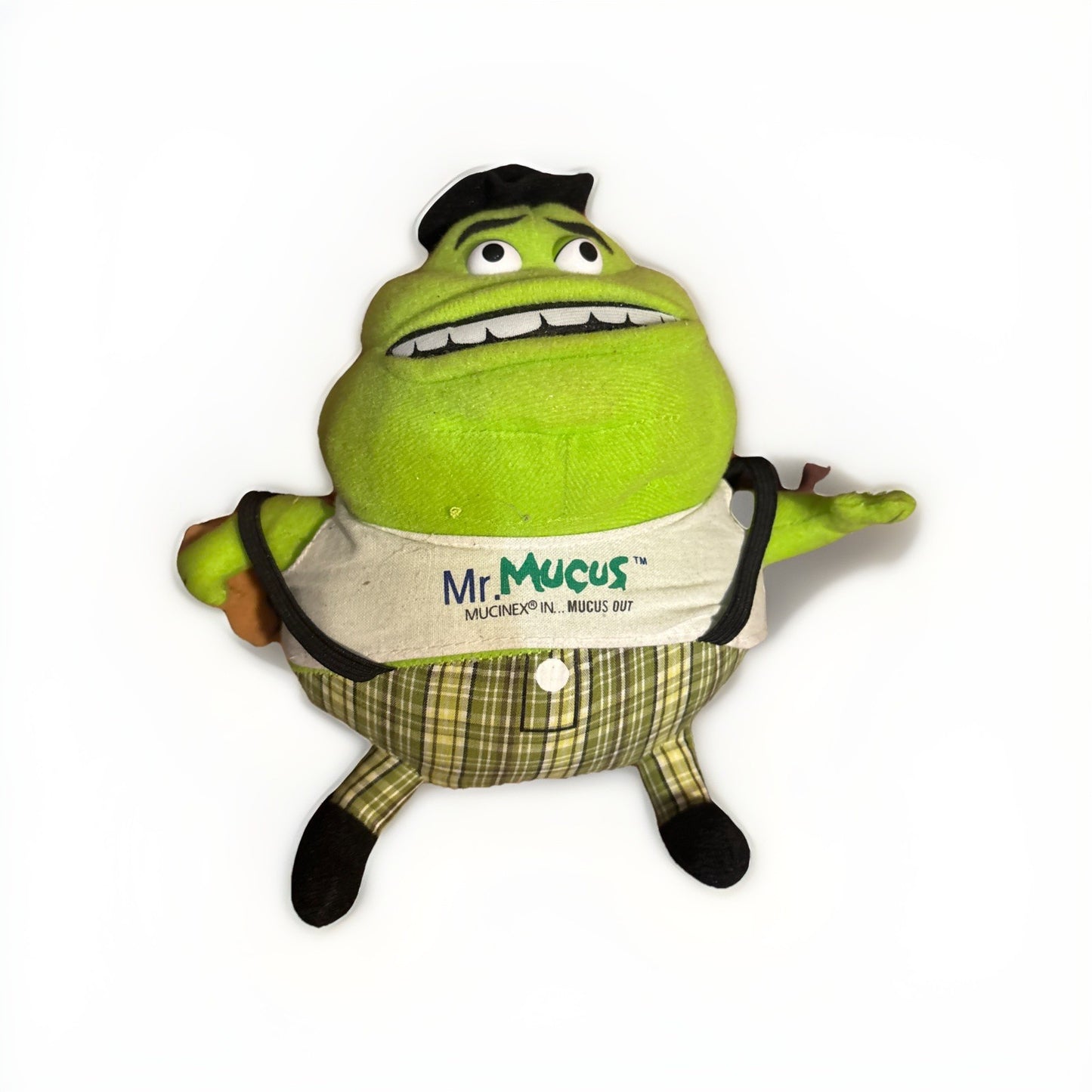 Mr. Mucus Mucinex Advertisement Promo Plush Stuffed Toys A Stain