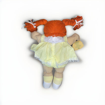 Vintage 1985 Coleco cabbage patch kids Girl With Pigtails doll W/Papers/box/tag