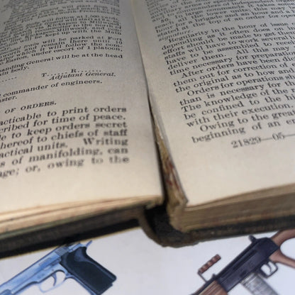 1905 U S Army Field Service Regulations US Army book Some Damage To Binding Rare