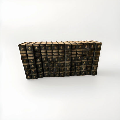 1945 Encyclopedia Britannica Lot Volumes 12–24 – 13 Book Set – Black HC –