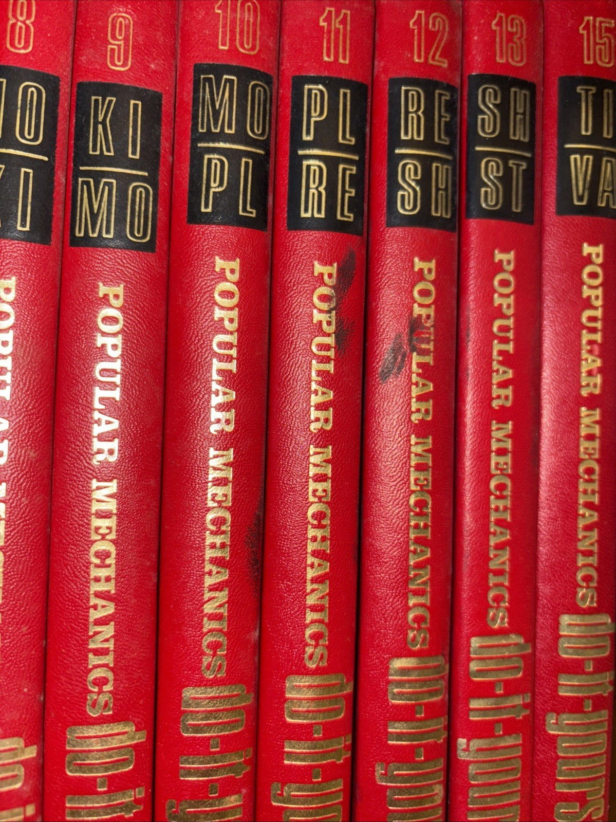 Popular Mechanics Do-It-Yourself Encyclopedia Missing 3 And 14 14 In Lot See Pic