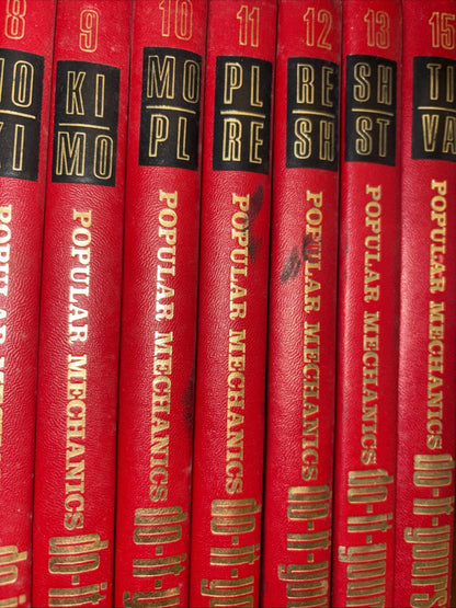 Popular Mechanics Do-It-Yourself Encyclopedia Missing 3 And 14 14 In Lot See Pic