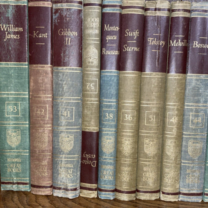 Lot of 18 GREAT BOOKS OF THE WESTERN WORLD Britannica-Published 1952 Hardcover