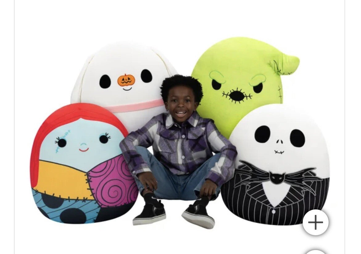 Jack And Sally Squishmallows, JUMBO, NWT, Nightmare Before Christmas, 20” Each