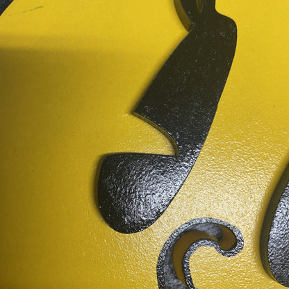 Pac-Man Style Characters Wall Art Pair – Arcade Game Room Display – Unique Set