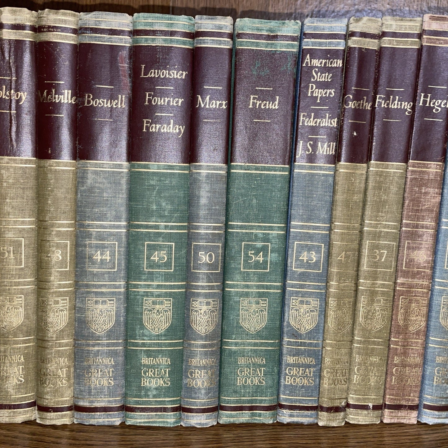 Lot of 18 GREAT BOOKS OF THE WESTERN WORLD Britannica-Published 1952 Hardcover