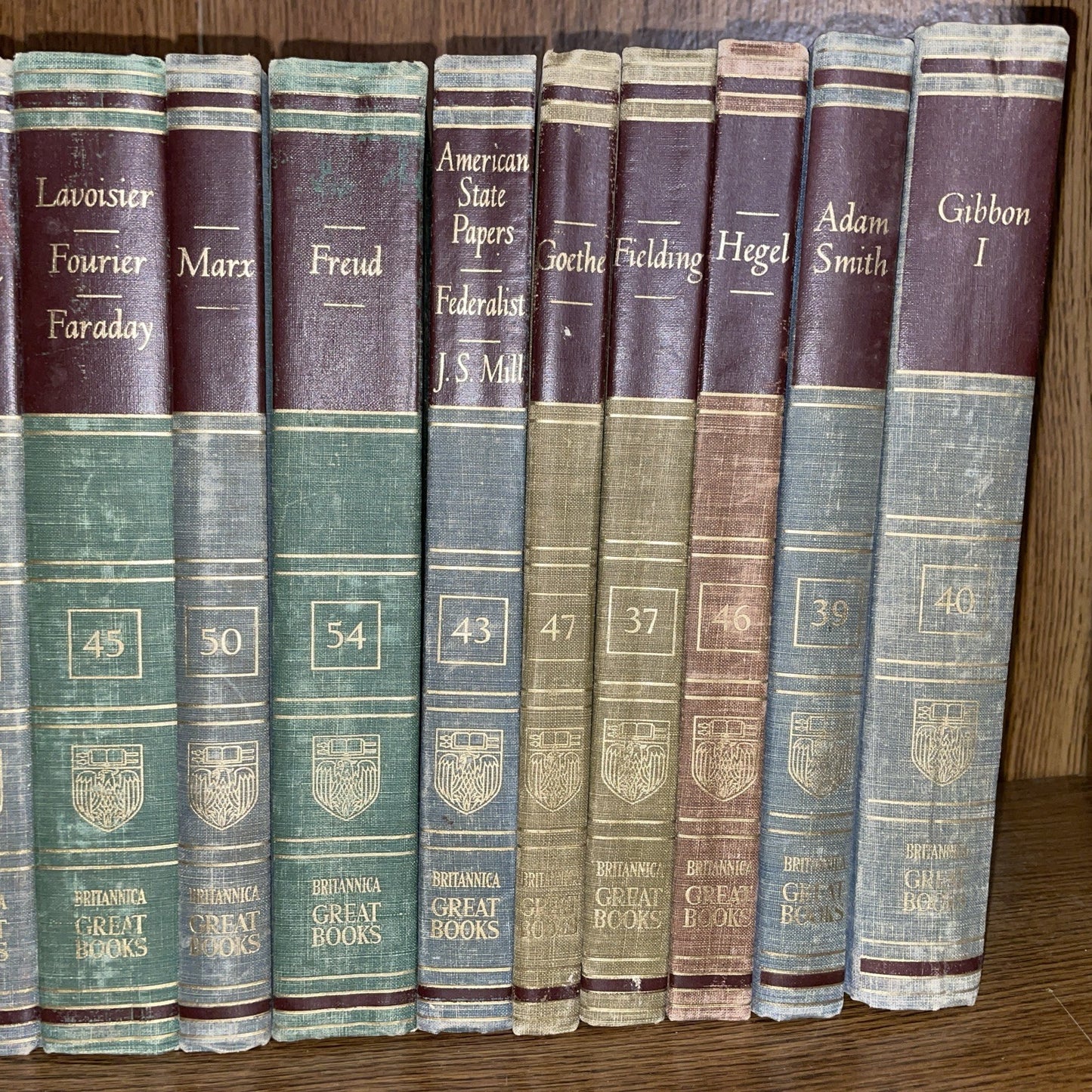 Lot of 18 GREAT BOOKS OF THE WESTERN WORLD Britannica-Published 1952 Hardcover