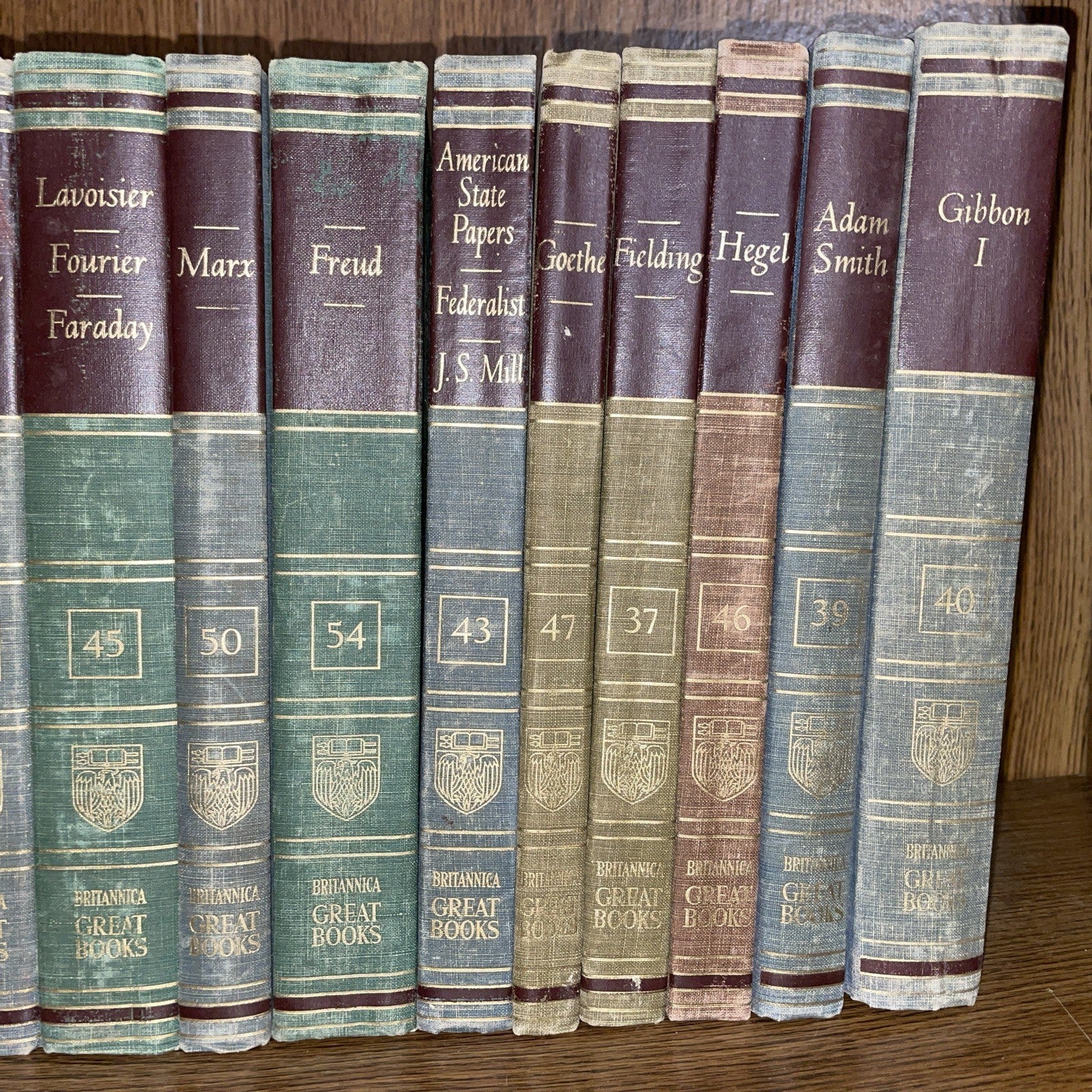 Lot of 18 GREAT BOOKS OF THE WESTERN WORLD Britannica-Published 1952 Hardcover